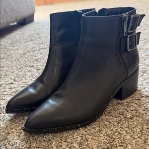 Bleecker & Bond Black Ankle Boots